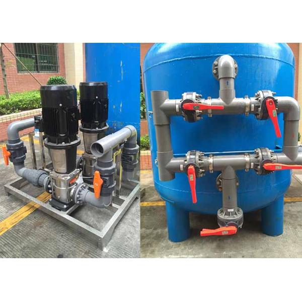Automatic RO Water Treatment Plant 50000L/H With Water Filters Cartridge Stainless Steel 316