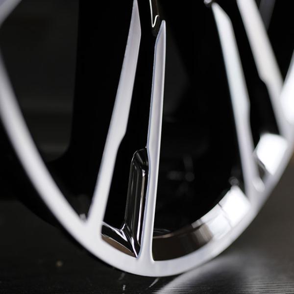 Titanium Machine Face Gloss black''forged wheels for Audi Q7