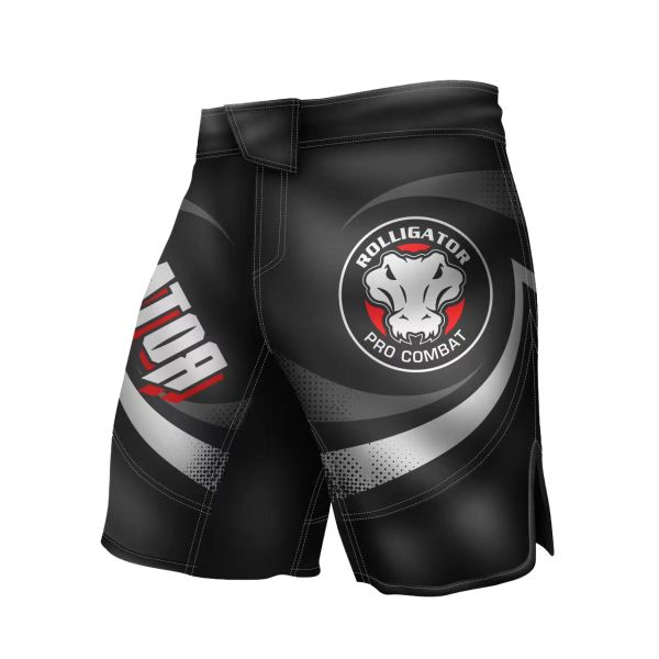 Breathable Quick Dry MMA Fight Shorts Custom Labels For Men BJJ Grappling Training
