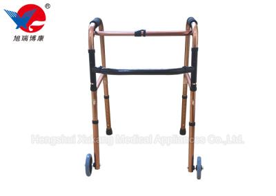Easy Operation 4 Leg Crutches With Casters Train Walking And Enhance Muscle Strength