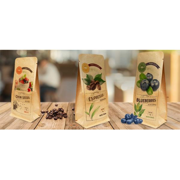 Aluminum Foil Medicine Weed Seeds Packaging bag with Zip Lock,Barrier Stand up Plastic Food Packaging Bag Retort Pouch f