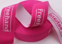 Type de jacquard bande élastique de yoga de bout droit pour l'exercice, bandes élastiques durables de tissu