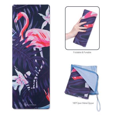 Thin Folding Durable Travel Yoga Mat For Exercise Activity Using Water Resistance
