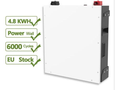 4800w lithium ion batteries 48v 100ah 5Kwh PV wall mounted lifepo4 battery pack for home energy storage