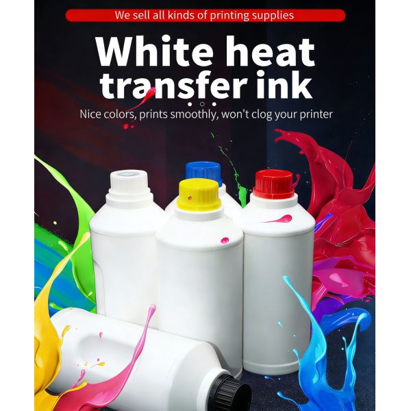 High Opacity White DTF Ink Single Pass Coverage for Epson i3200 Printheads