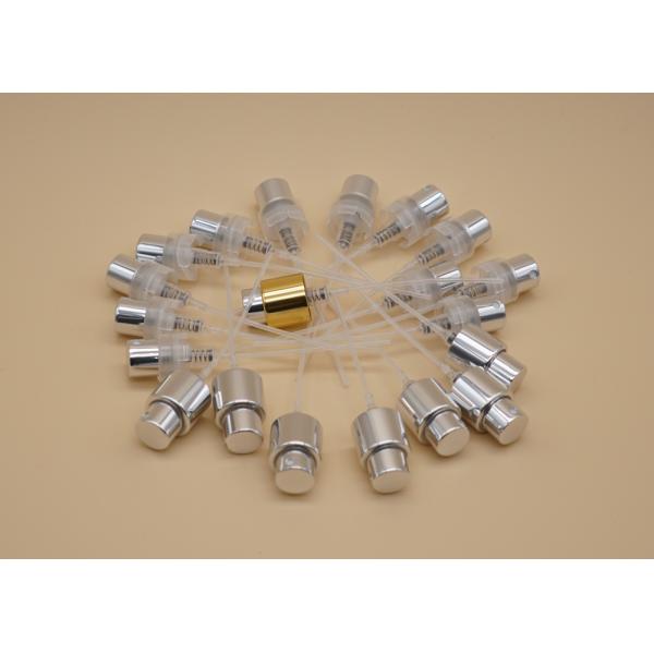 насос духов 15мм алюминиевый серебряный Кримплесс с воротником для личной заботы