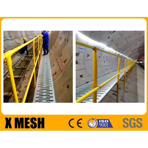 Commercial Heavy Duty Anti Slip Steel Metal Safety Grating With Grip Strut