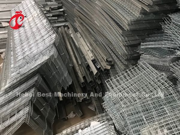 Chicken Battery Poultry Farming Cage System A H Type 3 tiers For Layer Rose