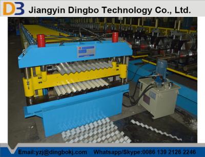 IBR And Corrugated Double Layer Roll Forming Machine 5.5 KW PLC Control