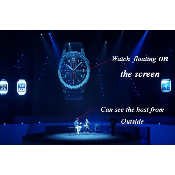 3D голографическая проекция ткань голограммная сетка прозрачная прозрачная