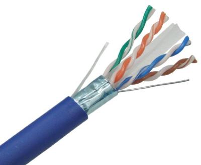 23AWG 0.56mm BC Cat6 FTP Cable 4 Pair Twister 305m Pull Out Box Ethernet