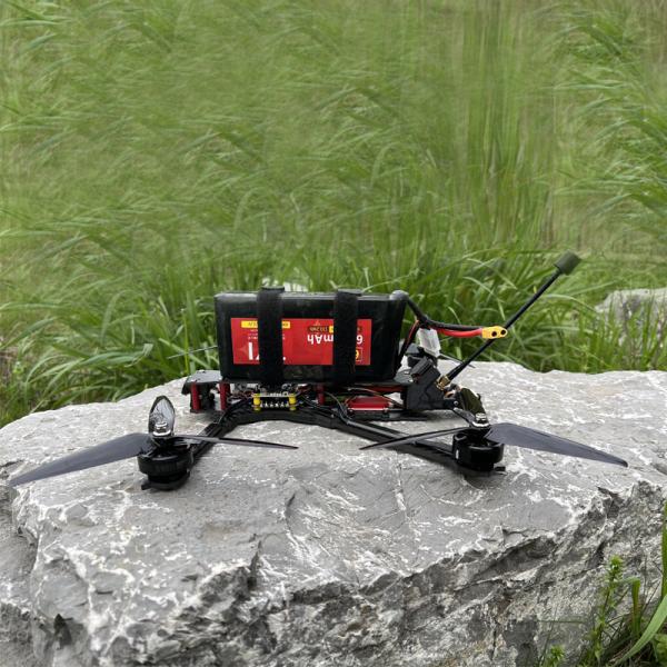 Velocidade rápida 9 polegadas Um botão de retorno FPV Drone com câmera de visão noturna para pesquisa científica civil