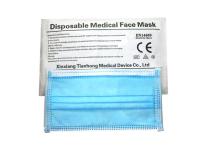 Masque protecteur médical jetable d'anti pollution pour le CE de FDA d'utilisation d'hôpital approuvé