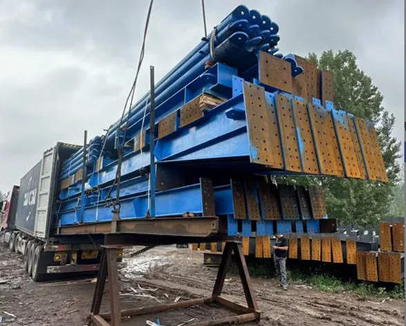 Almacén prefabricado con estructura de acero resistente al fuego, diseño de espacio flexible