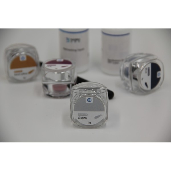 Unique Smile Solutions Yucera 18-Color Ceramic Zirconia Staining Kit Natural Glow for Dental Lab Creations