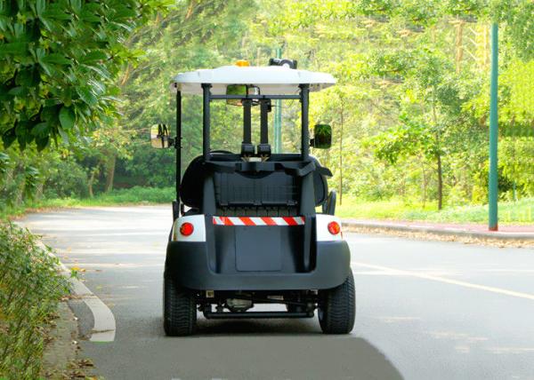 Small 2 Seater Electric Patrol Car For Public Safety Half - Closed Type