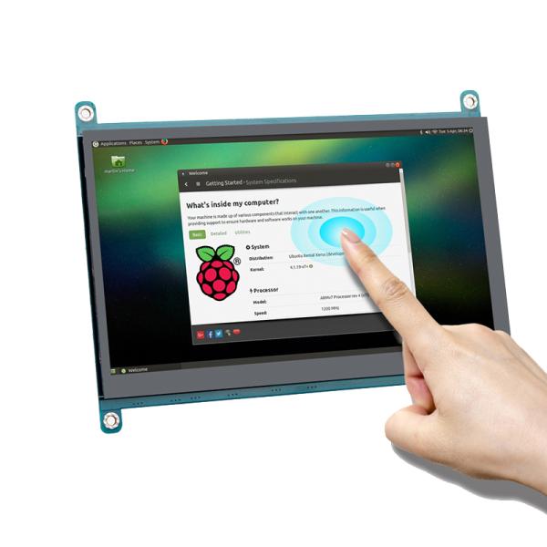 Moniteur à écran tactile industriel Android intégré de 21,5 pouces, résolution 1920x1080 avec fente LAN RJ45