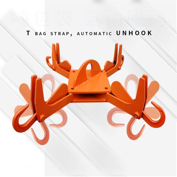 1 in Body Diameter Adjustable Chain Automatic Release Hook with 3 Years Warranty for Ton Bag Lifting