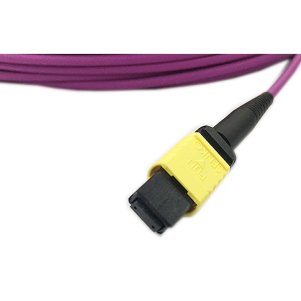 12 кабель заплаты ядра ОМ4 Лсж, цвет пурпура гибкого провода СЭНКО женский Мпо