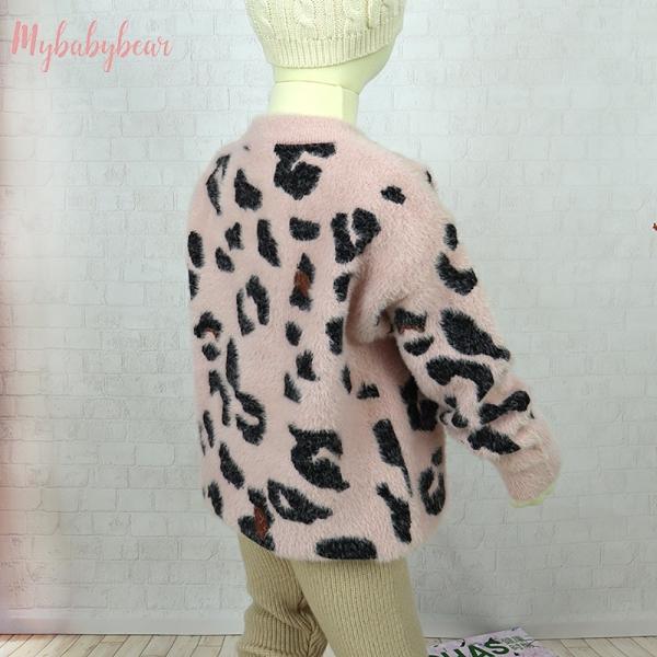 Autumn and winter new children's Jacquard knitted sweater fashion baby simple Pullover Sweater Top