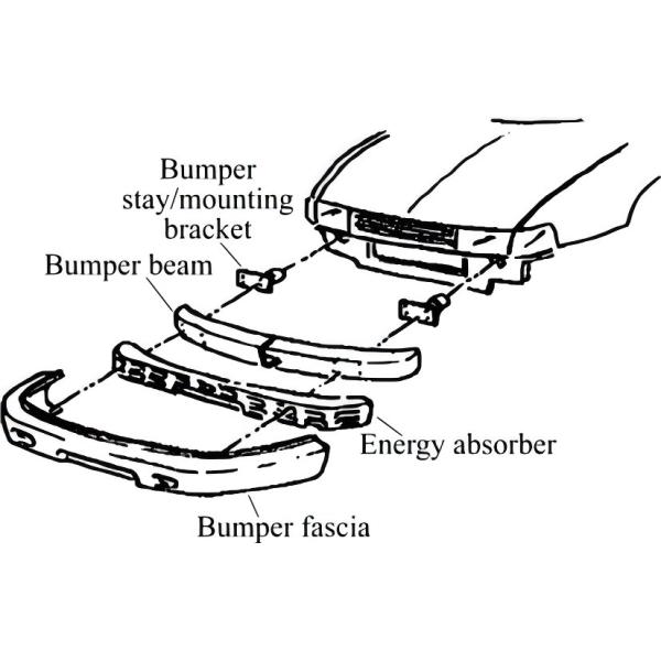 Tesla Spare Parts Car Body Kit OEM 1494006-00-A Model Y Rear Bumper Lower Fascia