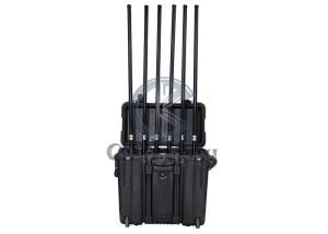 Pelican Case 4 Cooling Fans 200W Drone Signal Jammer 2500MHz