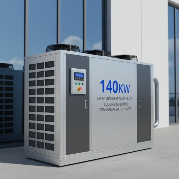 140KW Air Source Heat Pump Water Heater with Titanium Shell in Tube for Commercial Heating and Cooling