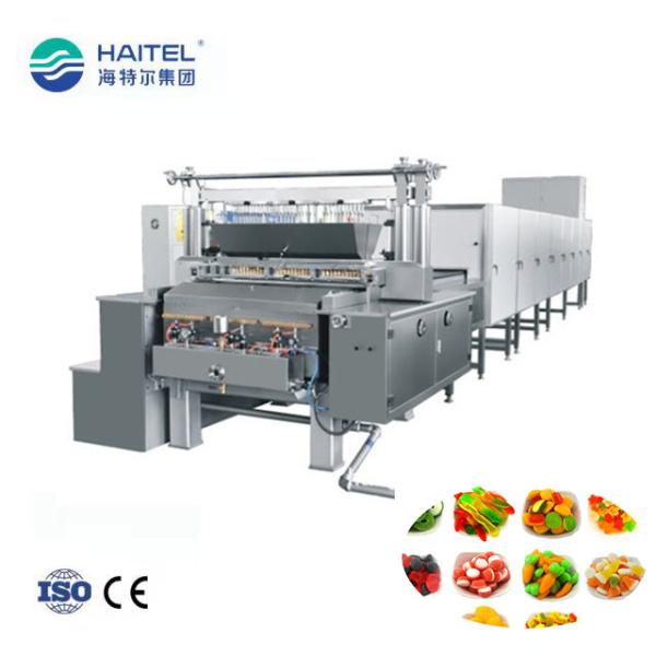 Stainless Steel Automatic Candy Making Machine 60Hz Vitamin Gummy Bear Production Line