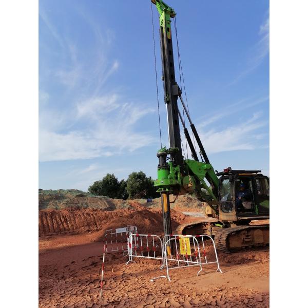 Auger Drill Piling Rig Machine Earth Travel Speed 1.5 Km/H 4300 Mm