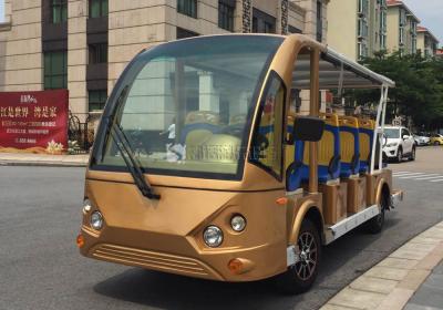 10 Passengers Electric Sightseeing Car , Electric Shuttle Car 7.5kw  AC Motor