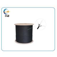LSZH Multicore FTTH Drop Cable 2 4 6 Cable à fibre optique à base de fibre pour réseau de télécommunications