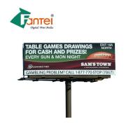 bandera al aire libre Frontlit Digital de 440gsm 13oz 500D*500D 9*9 que imprime la bandera