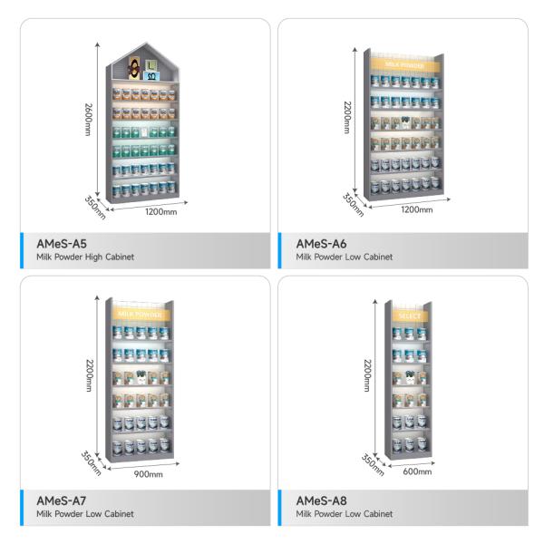 Paper and Toys Cabinet Mdf Display Racks Gray Single-sided Metal Rack for Baby Store Design and  Maternity Shop Decoration