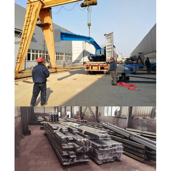 Galvanized Steel Structure Warehouse Building with H-Section Frame