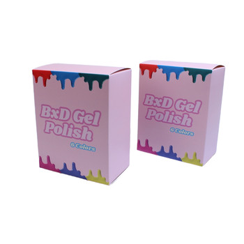 Custom Cute Design Gel Polish Boxes Packaging Beauty Product Packaging Wholesale