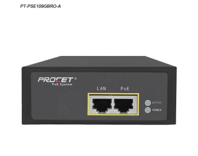 Single Port Midspan Gigabit 4 Pair PoE Injector 95W With 6Kv Surge Protection