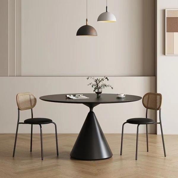 Dining Table Set With Sintered Stone Table Top marble Dining Tables And Chairs Set