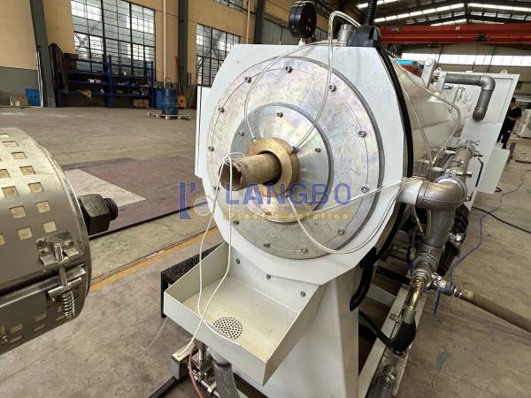 High Speed Pvc Pipe Extruder Machine For Water Supply Pipe Twin Screw And Barrel Design