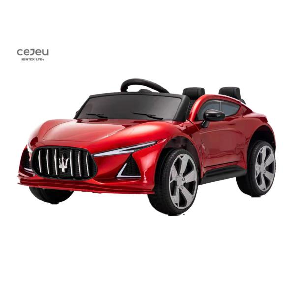 6V4.5A Battery Electric Kids Ride On Car With Leather Seat
