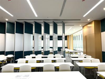 2.5-3 metros de altura sistema de parede divisória móvel desmontável com estrutura de alumínio