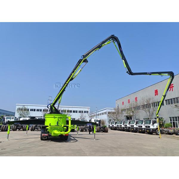 Sinotruk pesado 47m 6X4 montaje de la bomba de hormigón camión con mezclador de disco hidráulico