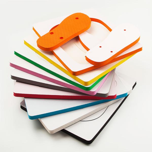 Custom Heat Transfer Printing Beach Slippers Blank Sublimation Flip Flops