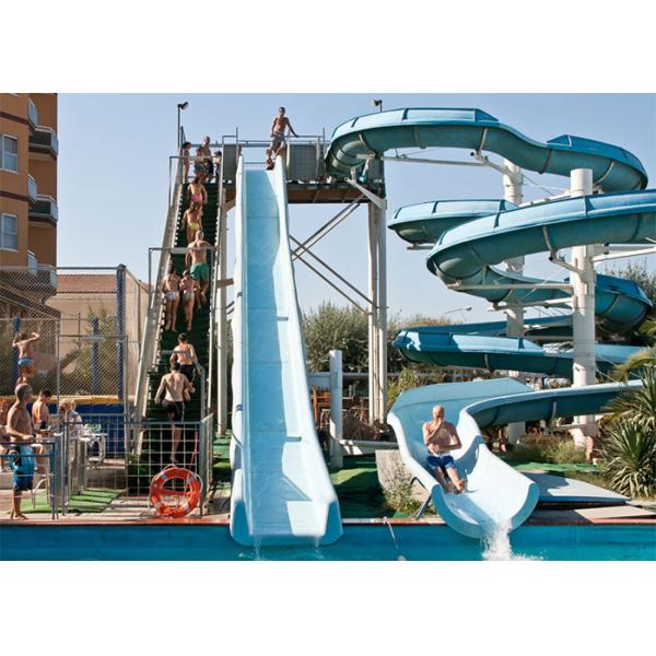 Amusement Park Outdoor Pool Fiberglass Water Slide