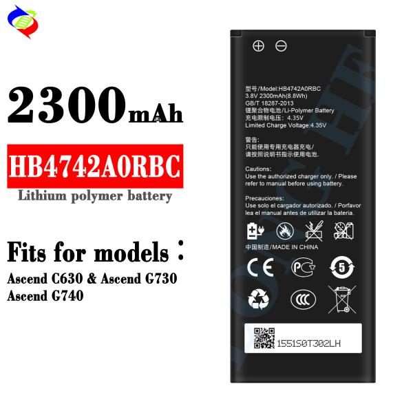 HB4742A0RBC High Quality Li-Ion Rechargeable Wholesale Mobile Phone Battery For Huawei Honor 3C