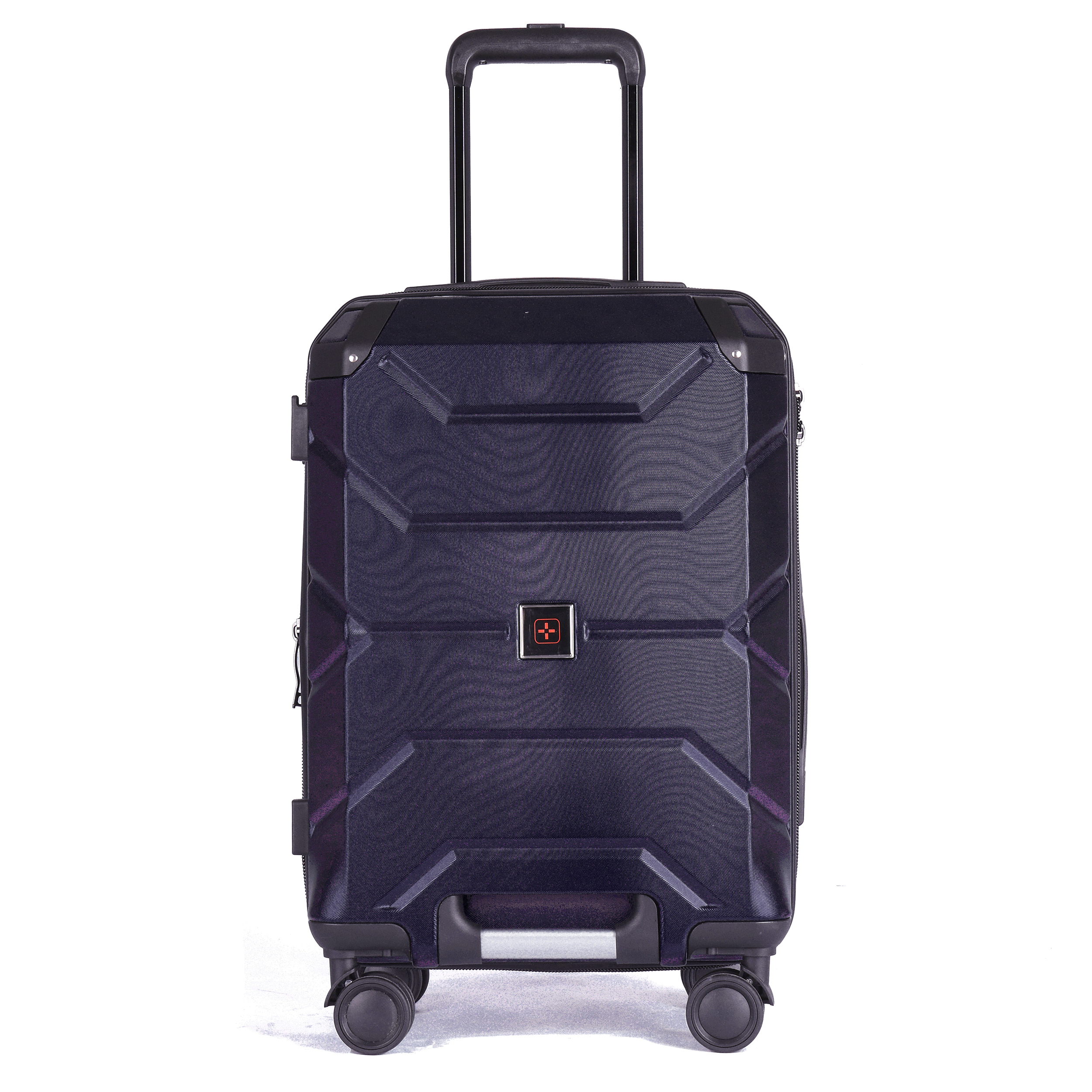 20 24 28 Inch Trolley Luggage Set Double-Layer Explosion-Proof Zipper with Hook Bottom Handle Durable PP & Aluminum Suitcase