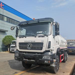 Dongfeng 17000 Liter Diesel Dispenser Truck , Mobile Fuel Delivery Tank Truck
