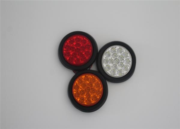 Circular Round Automotive LED Tail Lights 4 LED Stop Turn Tail Light