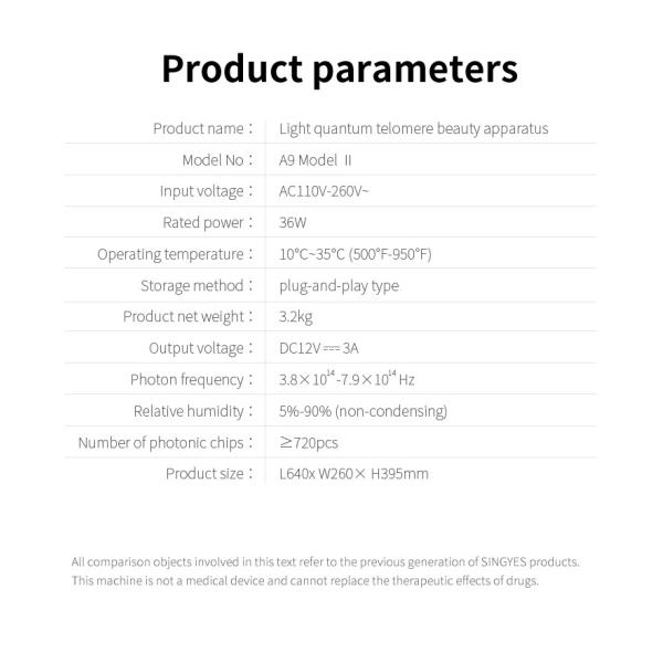 Salón de belleza PDT Máquina de terapia de luz LED para el rejuvenecimiento / blanqueamiento de la piel