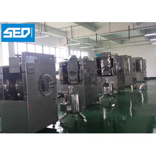 Automatic Film Coating Machine Tablet Coating Equipment With 4 Spray Guns