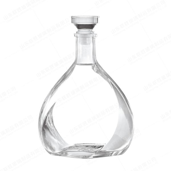 На заказ бутылка цвет джин водка текила шикарный алкоголь стеклянная бутылка с запечатанной пробкой крышка